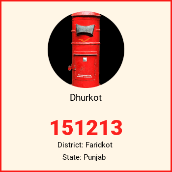 Dhurkot pin code, district Faridkot in Punjab