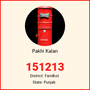 Pakhi Kalan pin code, district Faridkot in Punjab