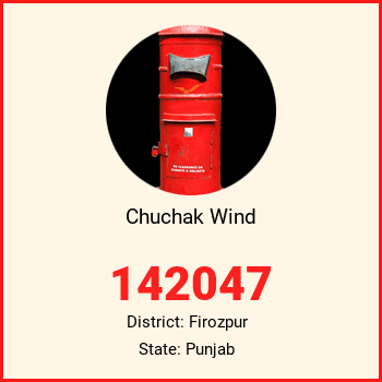 Chuchak Wind pin code, district Firozpur in Punjab