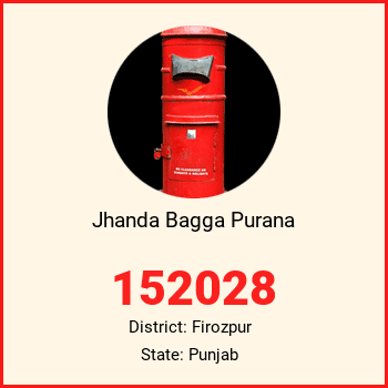 Jhanda Bagga Purana pin code, district Firozpur in Punjab