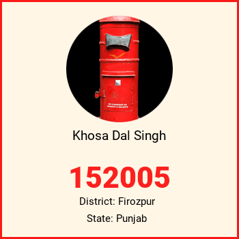 Khosa Dal Singh pin code, district Firozpur in Punjab