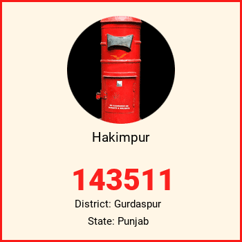 Hakimpur pin code, district Gurdaspur in Punjab