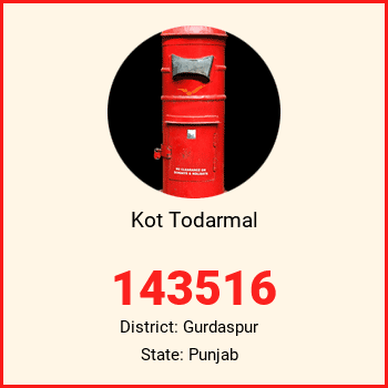 Kot Todarmal pin code, district Gurdaspur in Punjab