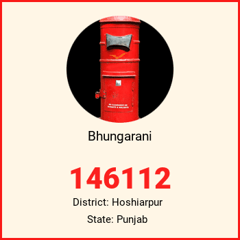 Bhungarani pin code, district Hoshiarpur in Punjab