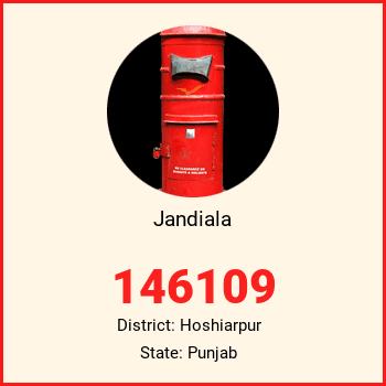 Jandiala pin code, district Hoshiarpur in Punjab
