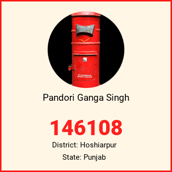 Pandori Ganga Singh pin code, district Hoshiarpur in Punjab