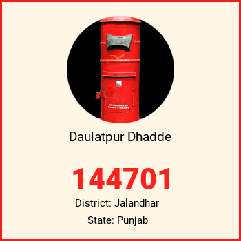 Daulatpur Dhadde pin code, district Jalandhar in Punjab