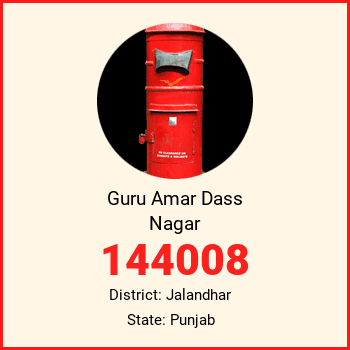 Guru Amar Dass Nagar pin code, district Jalandhar in Punjab