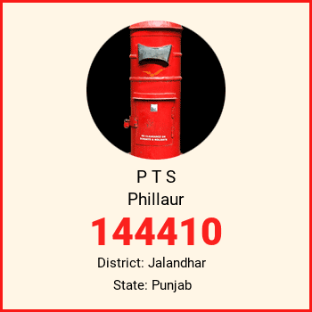 P T S Phillaur pin code, district Jalandhar in Punjab