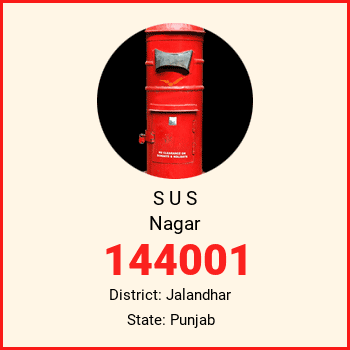 S U S Nagar pin code, district Jalandhar in Punjab