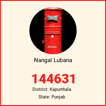 Nangal Lubana pin code, district Kapurthala in Punjab