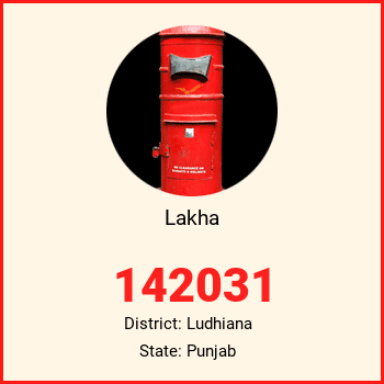 Lakha pin code, district Ludhiana in Punjab