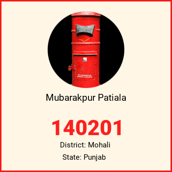 Mubarakpur Patiala pin code, district Mohali in Punjab