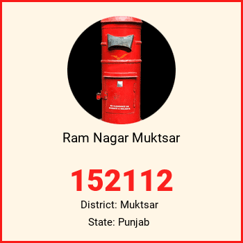 Ram Nagar Muktsar pin code, district Muktsar in Punjab