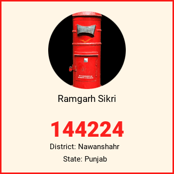 Ramgarh Sikri pin code, district Nawanshahr in Punjab