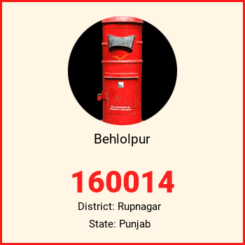 Behlolpur pin code, district Rupnagar in Punjab