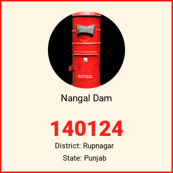 Nangal Dam pin code, district Rupnagar in Punjab