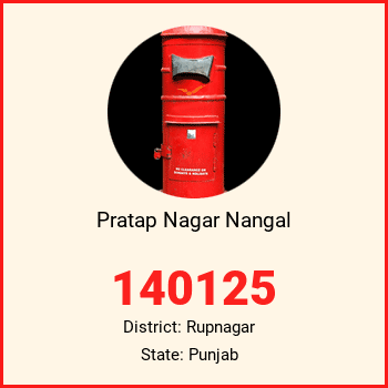 Pratap Nagar Nangal pin code, district Rupnagar in Punjab