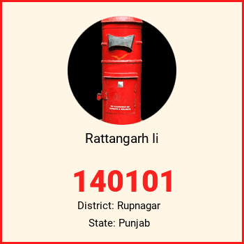 Rattangarh Ii pin code, district Rupnagar in Punjab