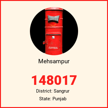 Mehsampur pin code, district Sangrur in Punjab