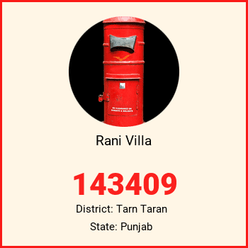 Rani Villa pin code, district Tarn Taran in Punjab