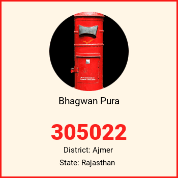 Bhagwan Pura pin code, district Ajmer in Rajasthan