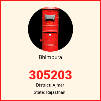 Bhimpura pin code, district Ajmer in Rajasthan