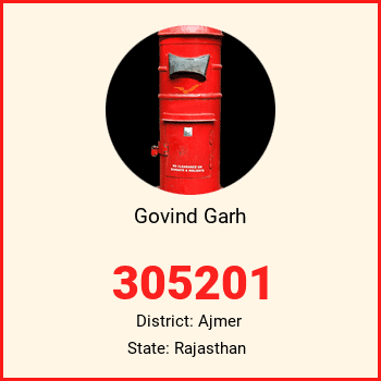 Govind Garh pin code, district Ajmer in Rajasthan