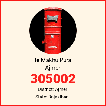 Ie Makhu Pura Ajmer pin code, district Ajmer in Rajasthan