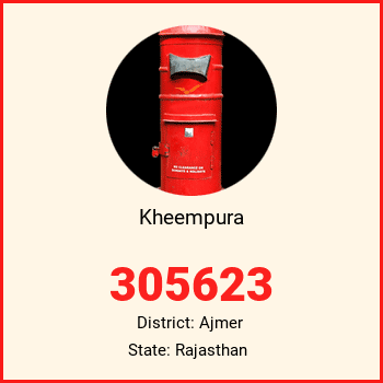 Kheempura pin code, district Ajmer in Rajasthan