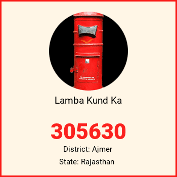 Lamba Kund Ka pin code, district Ajmer in Rajasthan