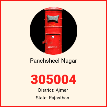 Panchsheel Nagar pin code, district Ajmer in Rajasthan