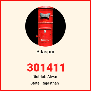 Bilaspur pin code, district Alwar in Rajasthan