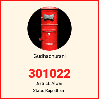 Gudhachurani pin code, district Alwar in Rajasthan