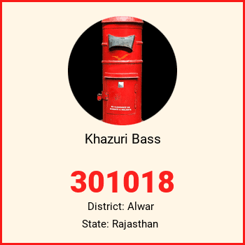 Khazuri Bass pin code, district Alwar in Rajasthan