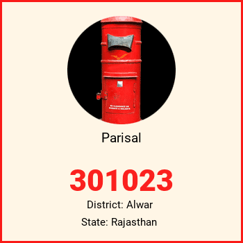 Parisal pin code, district Alwar in Rajasthan