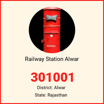 Railway Station Alwar pin code, district Alwar in Rajasthan