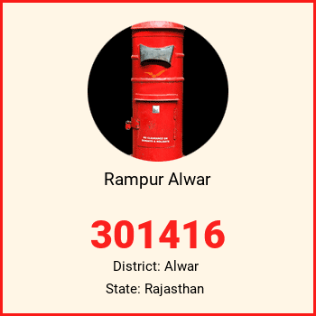 Rampur Alwar pin code, district Alwar in Rajasthan