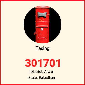 Tasing pin code, district Alwar in Rajasthan