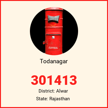 Todanagar pin code, district Alwar in Rajasthan
