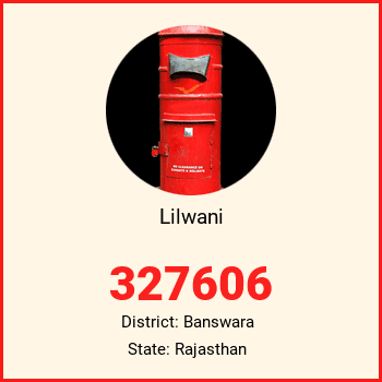 Lilwani pin code, district Banswara in Rajasthan