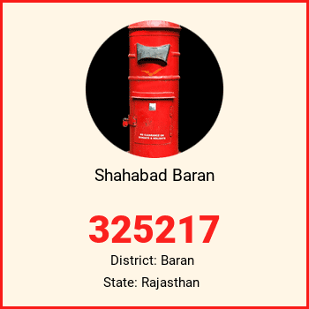 Shahabad Baran pin code, district Baran in Rajasthan