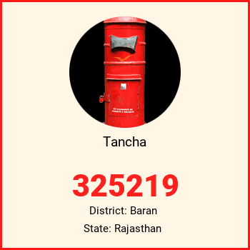 Tancha pin code, district Baran in Rajasthan