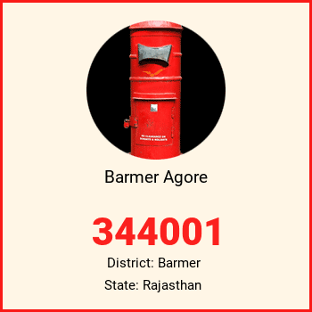 Barmer Agore pin code, district Barmer in Rajasthan