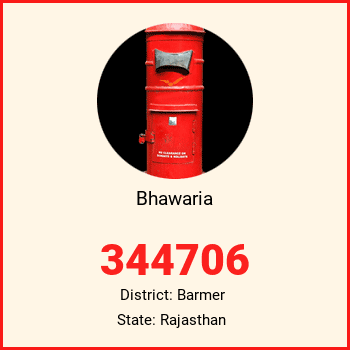 Bhawaria pin code, district Barmer in Rajasthan