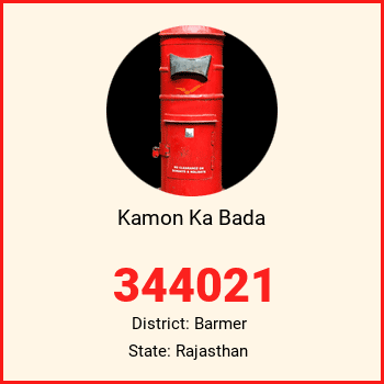 Kamon Ka Bada pin code, district Barmer in Rajasthan