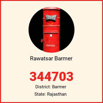 Rawatsar Barmer pin code, district Barmer in Rajasthan