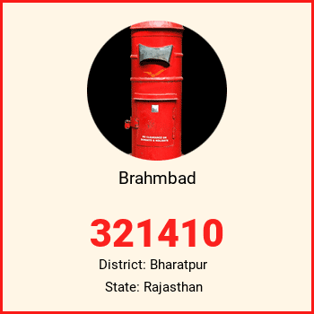 Brahmbad pin code, district Bharatpur in Rajasthan