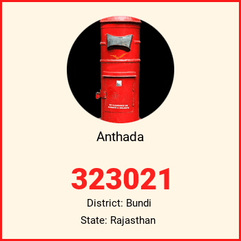 Anthada pin code, district Bundi in Rajasthan