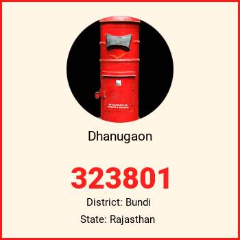 Dhanugaon pin code, district Bundi in Rajasthan